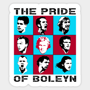 East End Cockney Legends - PRIDE OF BOLEYN Sticker